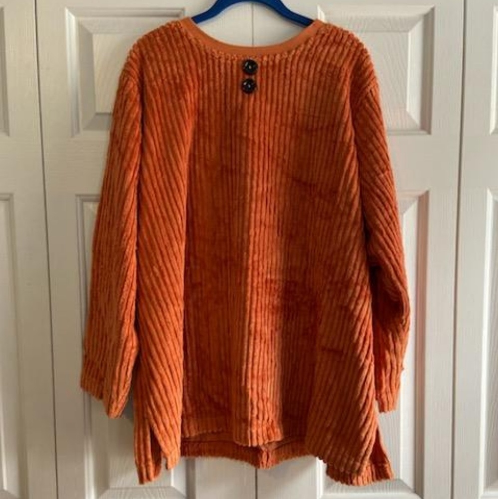 Fuzzy Orange D&CO Sweater